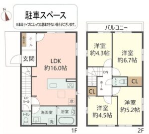 ２号地間取